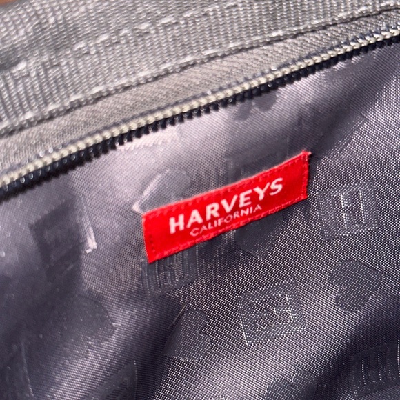 Harvey’s Blue Seatbelt crossbody purse- navy silver made in USA - Picture 7 of 14